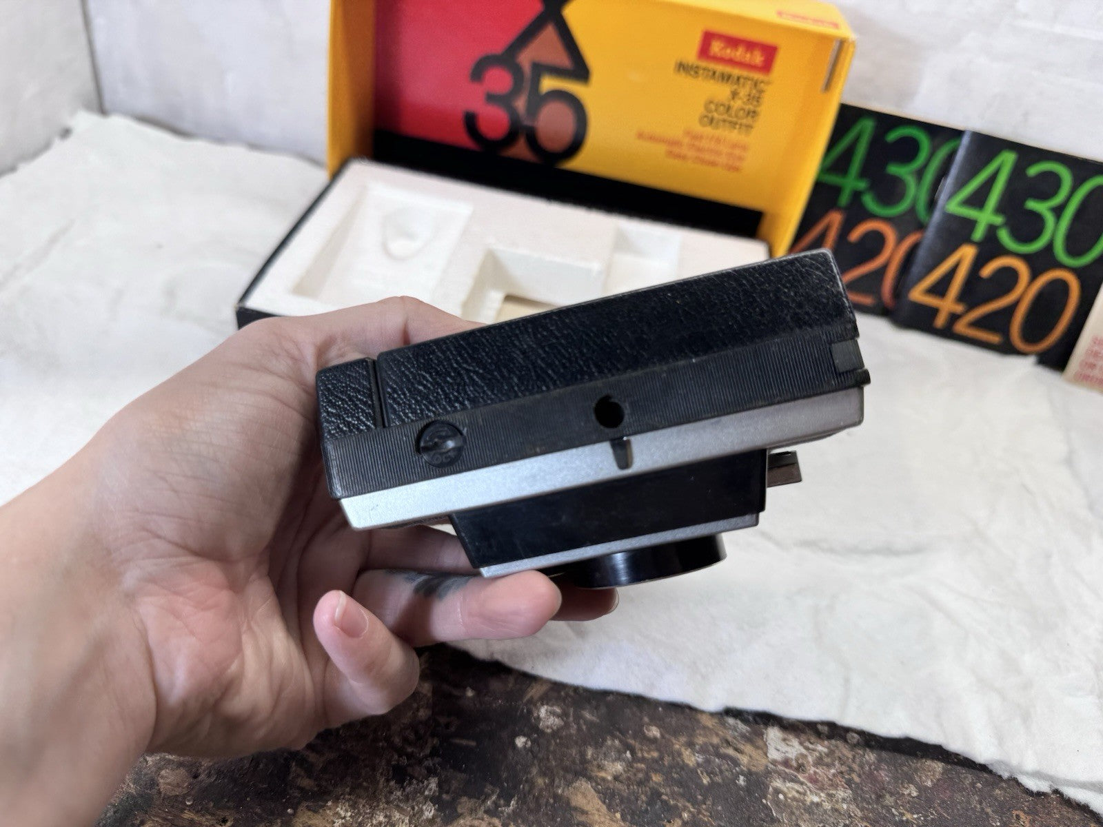 Kodak Instamatic X-35 Color Outfit With Box