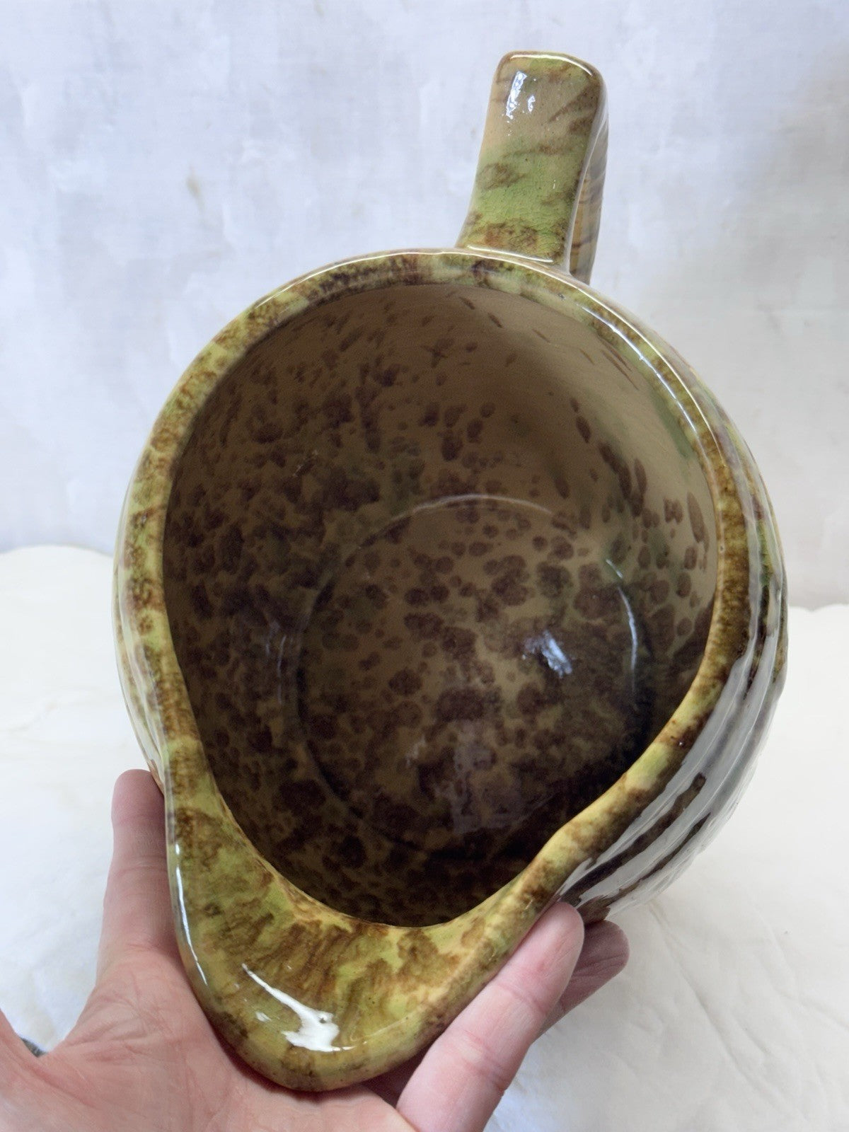 Morton Spatterware Antique Pitcher  #S-1847