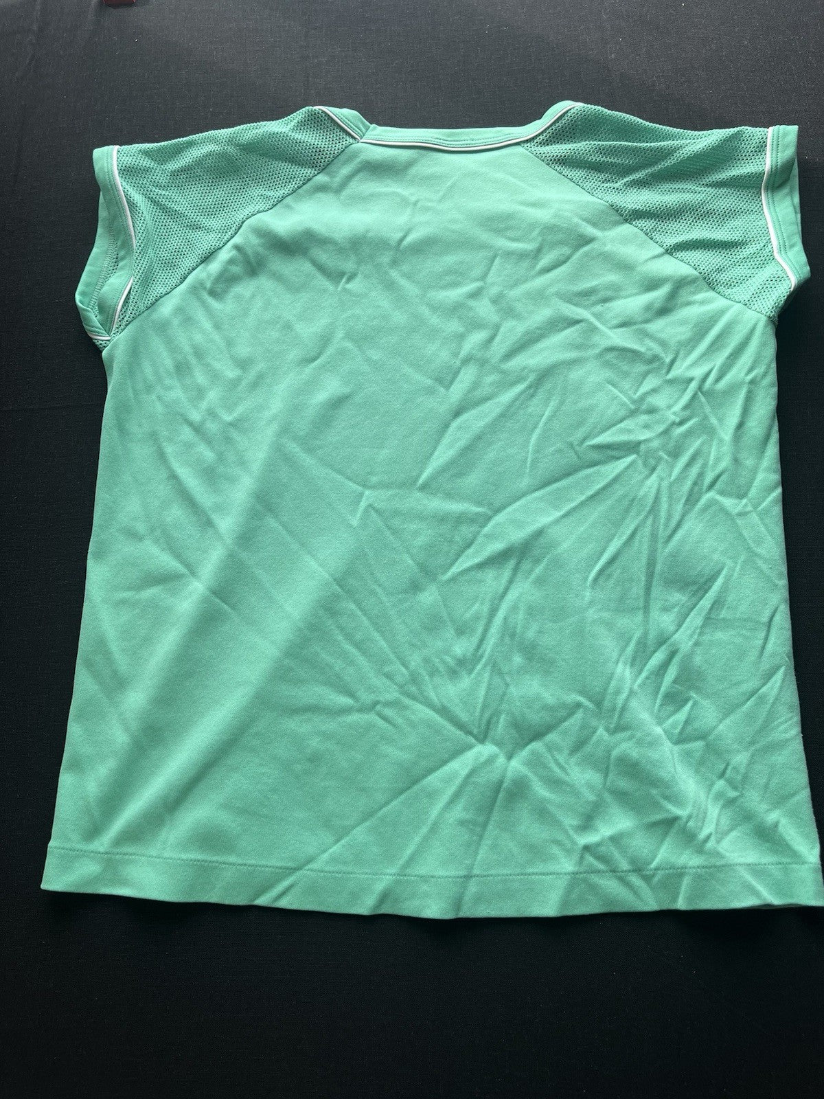 1980s Green S Sleeve Women’s Knit Shirt