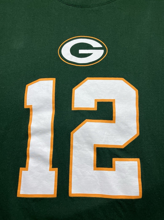 green bay packers shirt #12 Rodgers xL