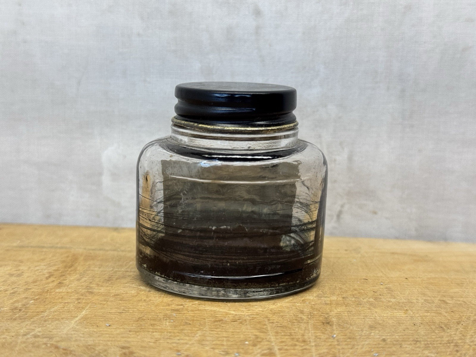 Carters Black Ink Bottle Vtg #S-1619