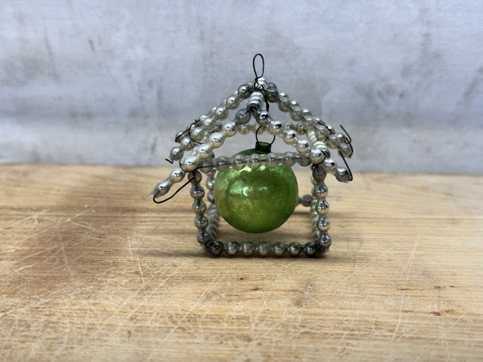 Victorian Glass Bead House Ornament #1577