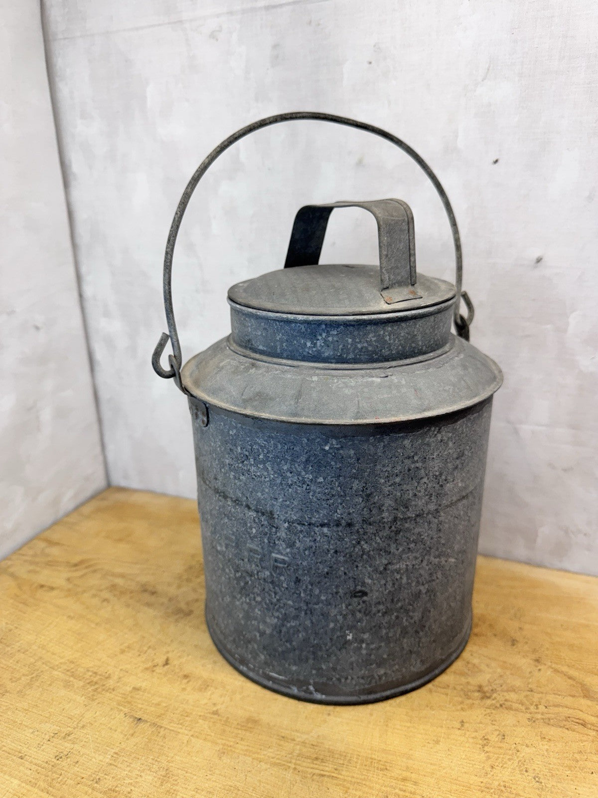 CMSTP & PRR Railroad Vtg Cream Can #S-1830