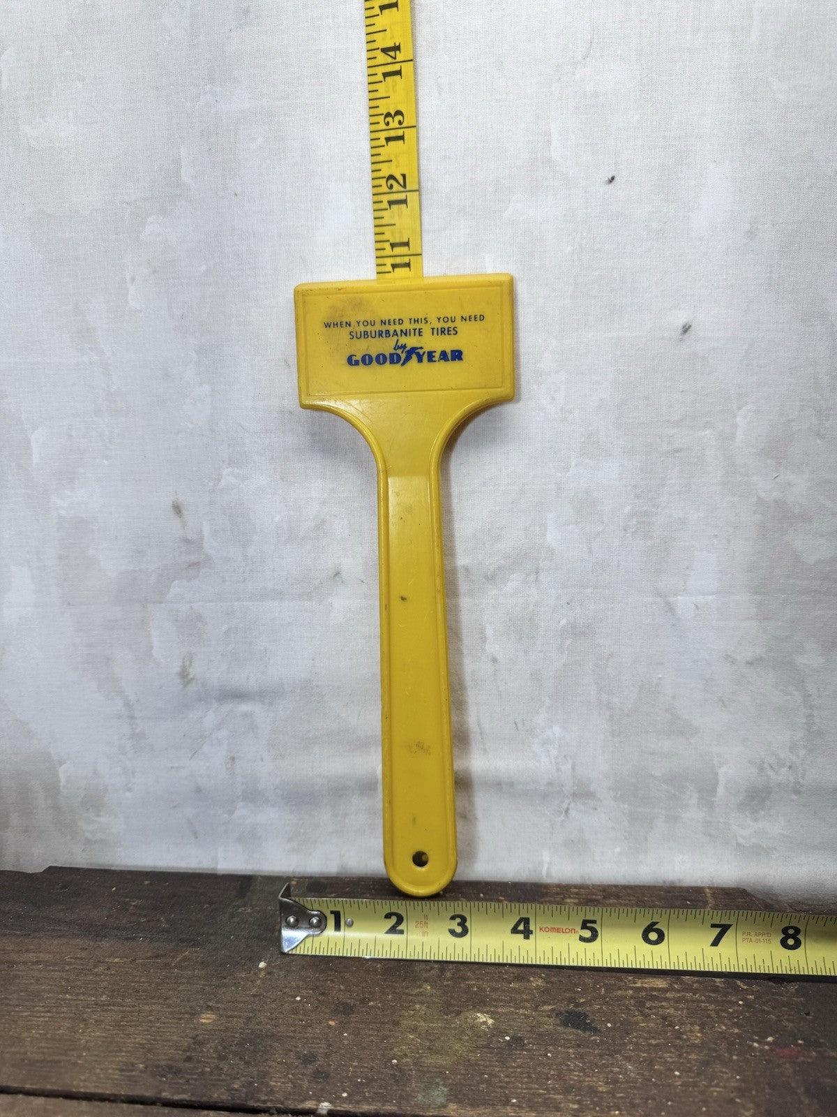 Goodyear Scraper Advertisement Vtg #S-1768