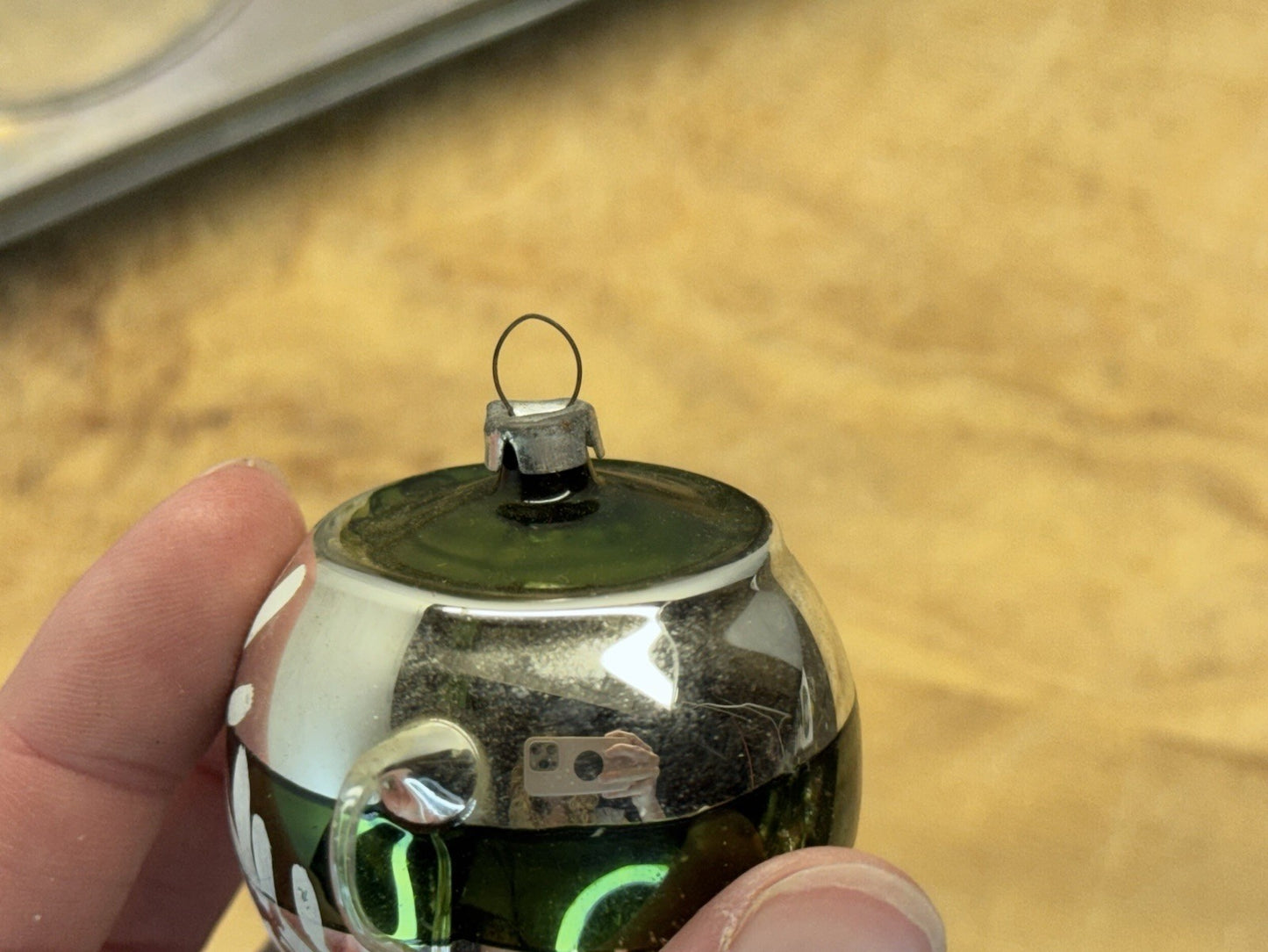 Vintage Tea Pot Ornament #1579