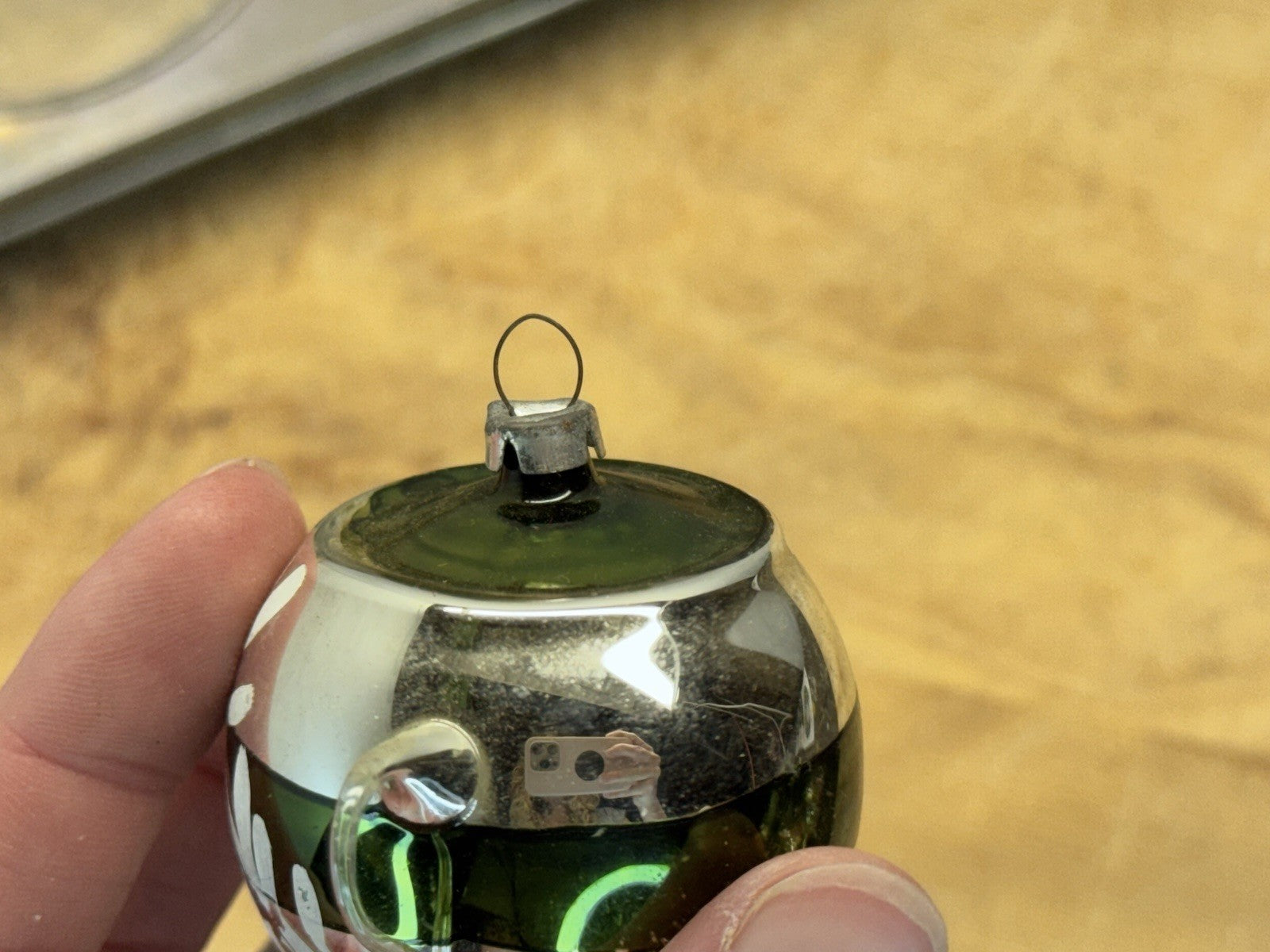 Vintage Tea Pot Ornament #1579