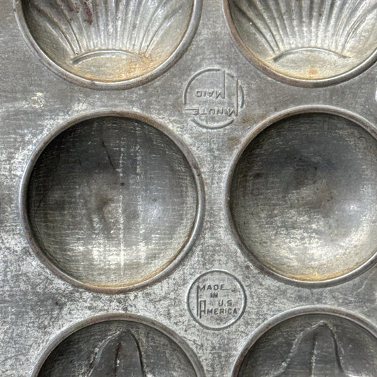 Minute Maid Muffin Baking Tin Mold Vintage