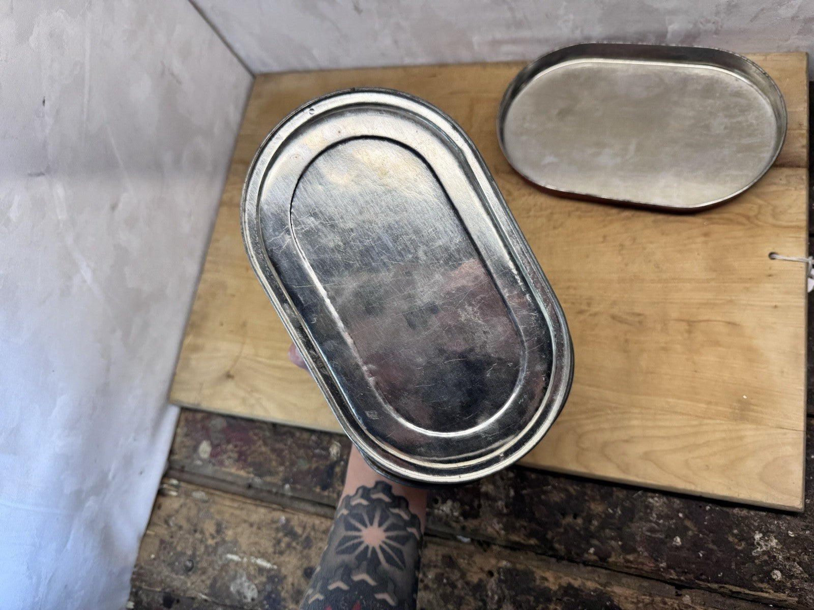 Vintage Plaid Lunch Box #S-1587