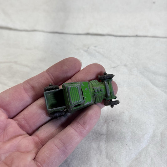 Vintage Tootsie Toy Green Truck