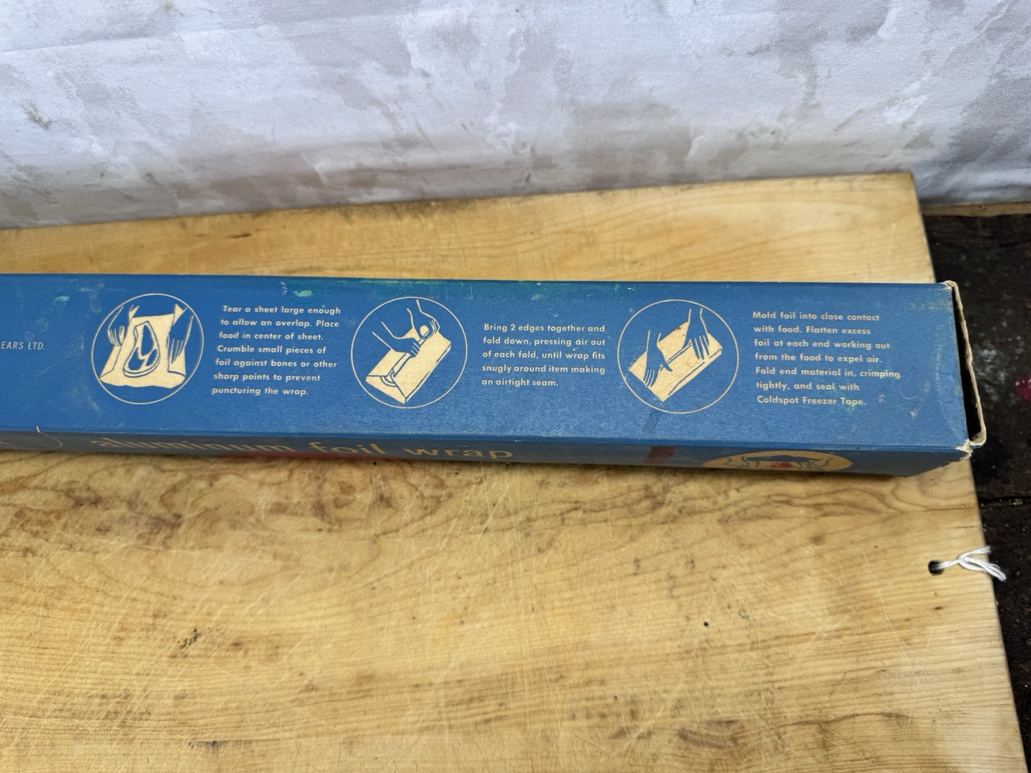 Cold Spot Aluminum Foil Box Vtg#1309