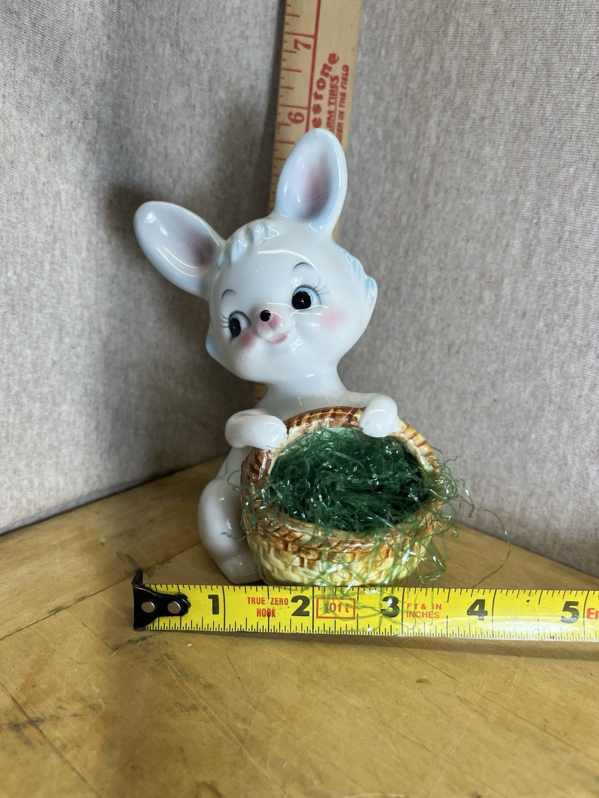 Norcrest Vintage Easter Rabbit W/basket