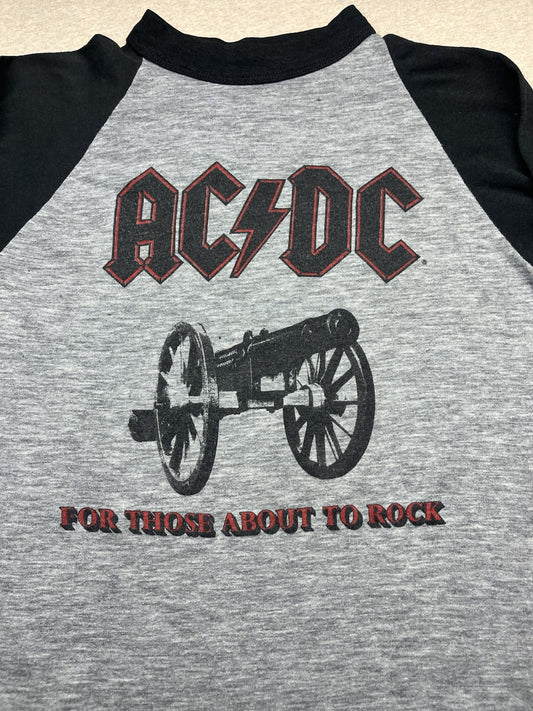 1980s ACDC Distressed Size Medium Men’s Shirt