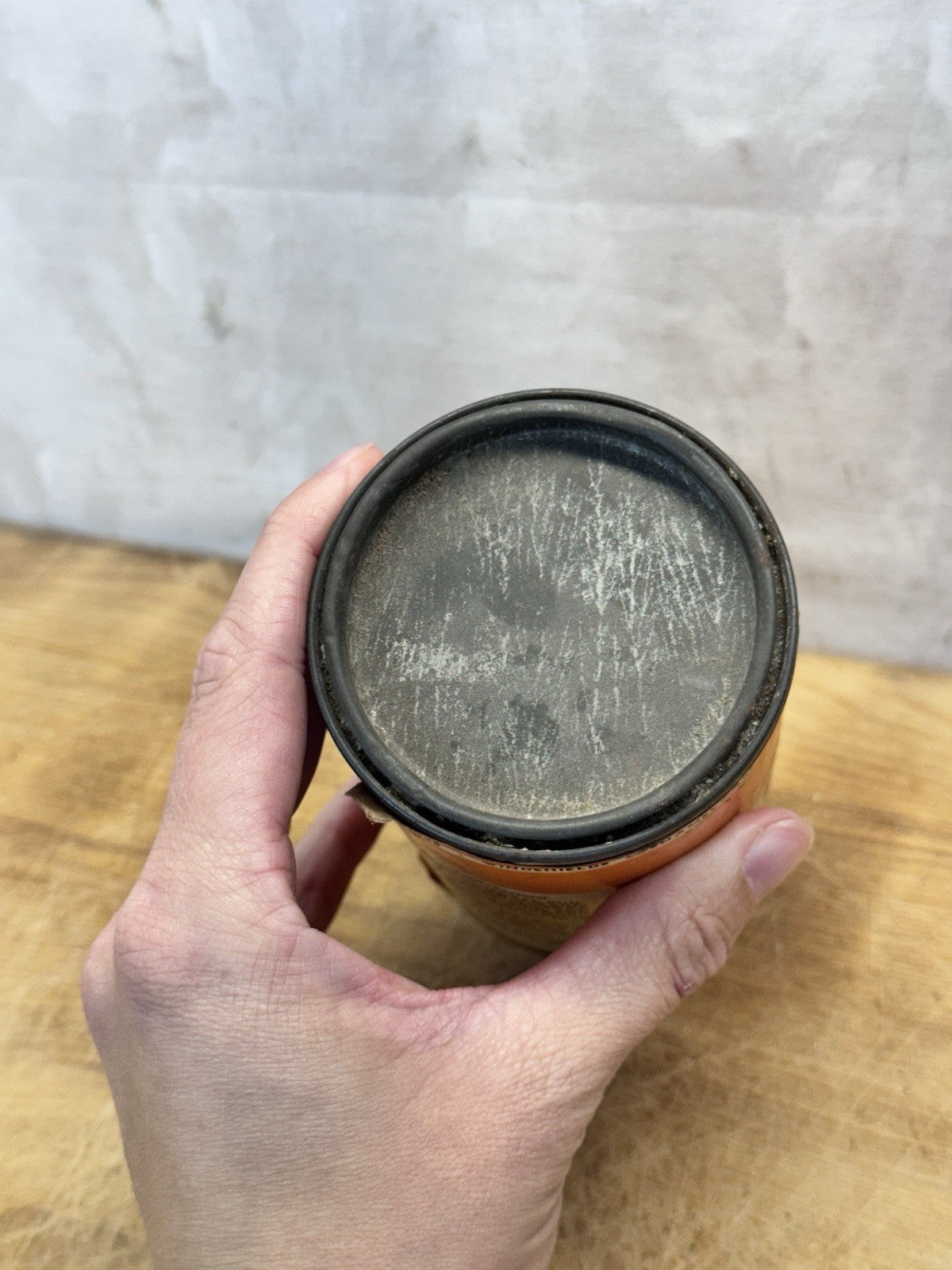 Metalglass Polish Tin Vtg #S-1565