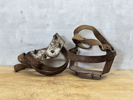 Ice Shoe Cleats Vintage Metal #S-1816