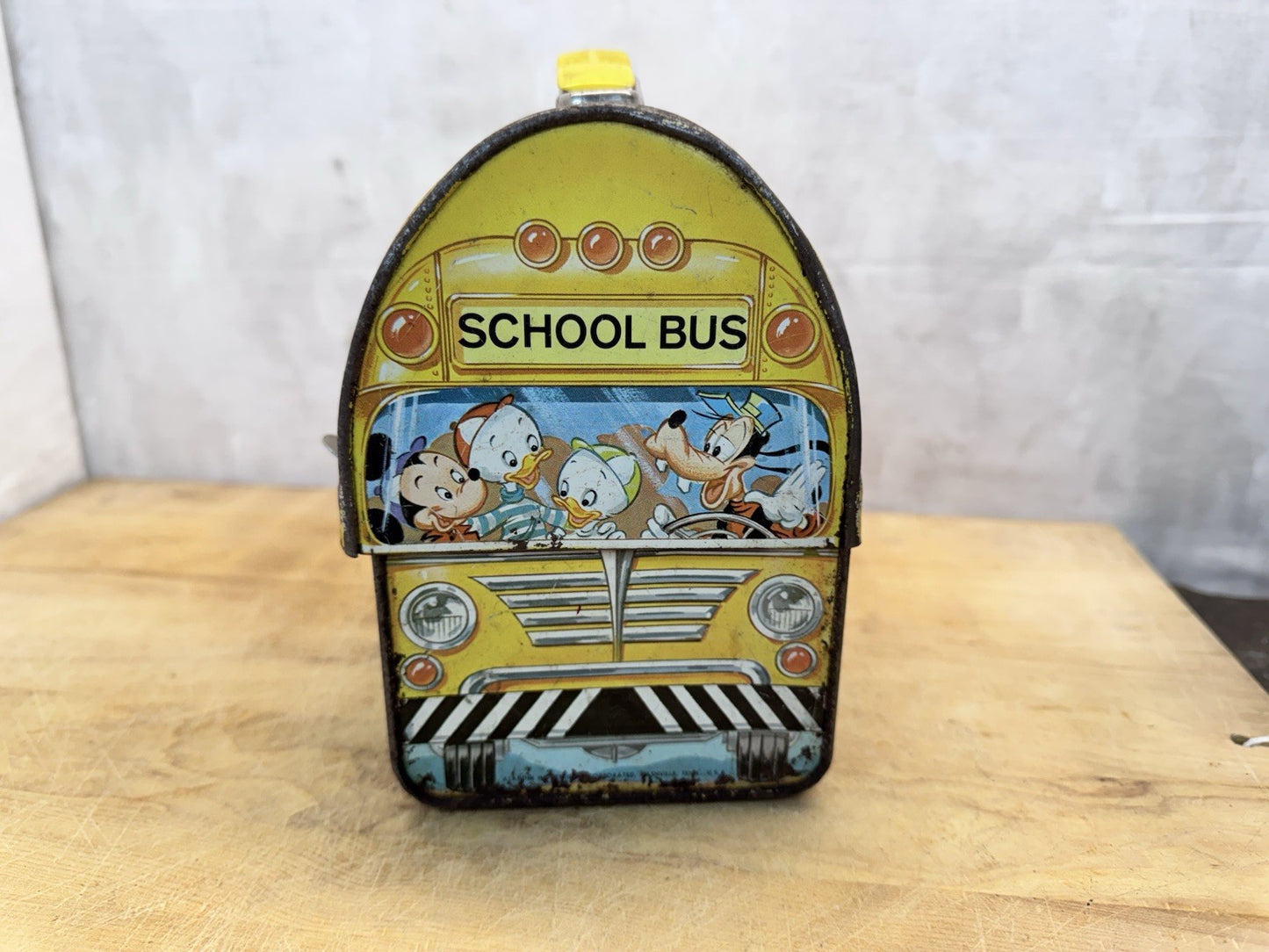 Vintage 1960s Disney's School Bus Lunchbox #S-1507