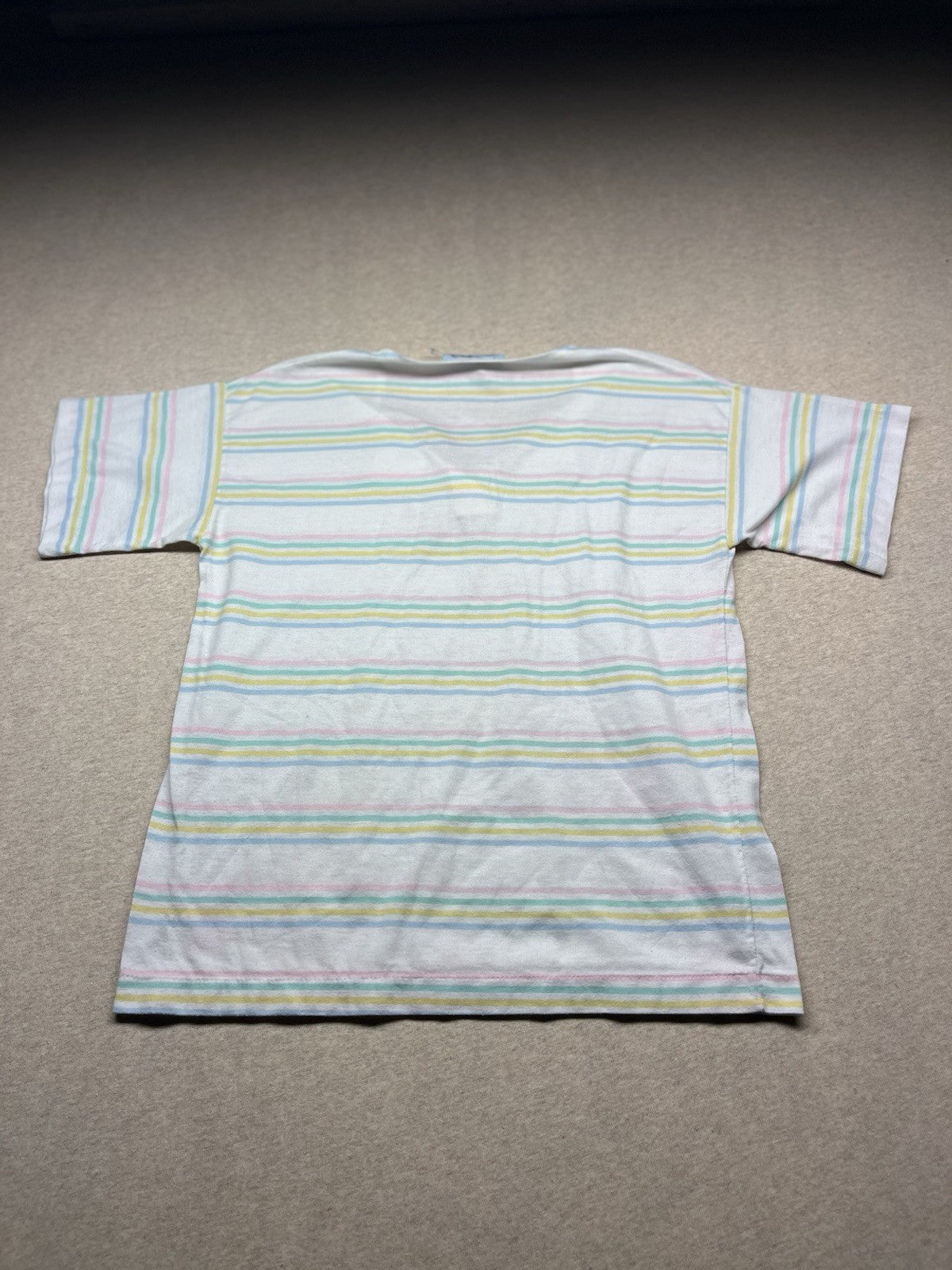 1950s Women’s Striped Knit S Sleeve Shirt