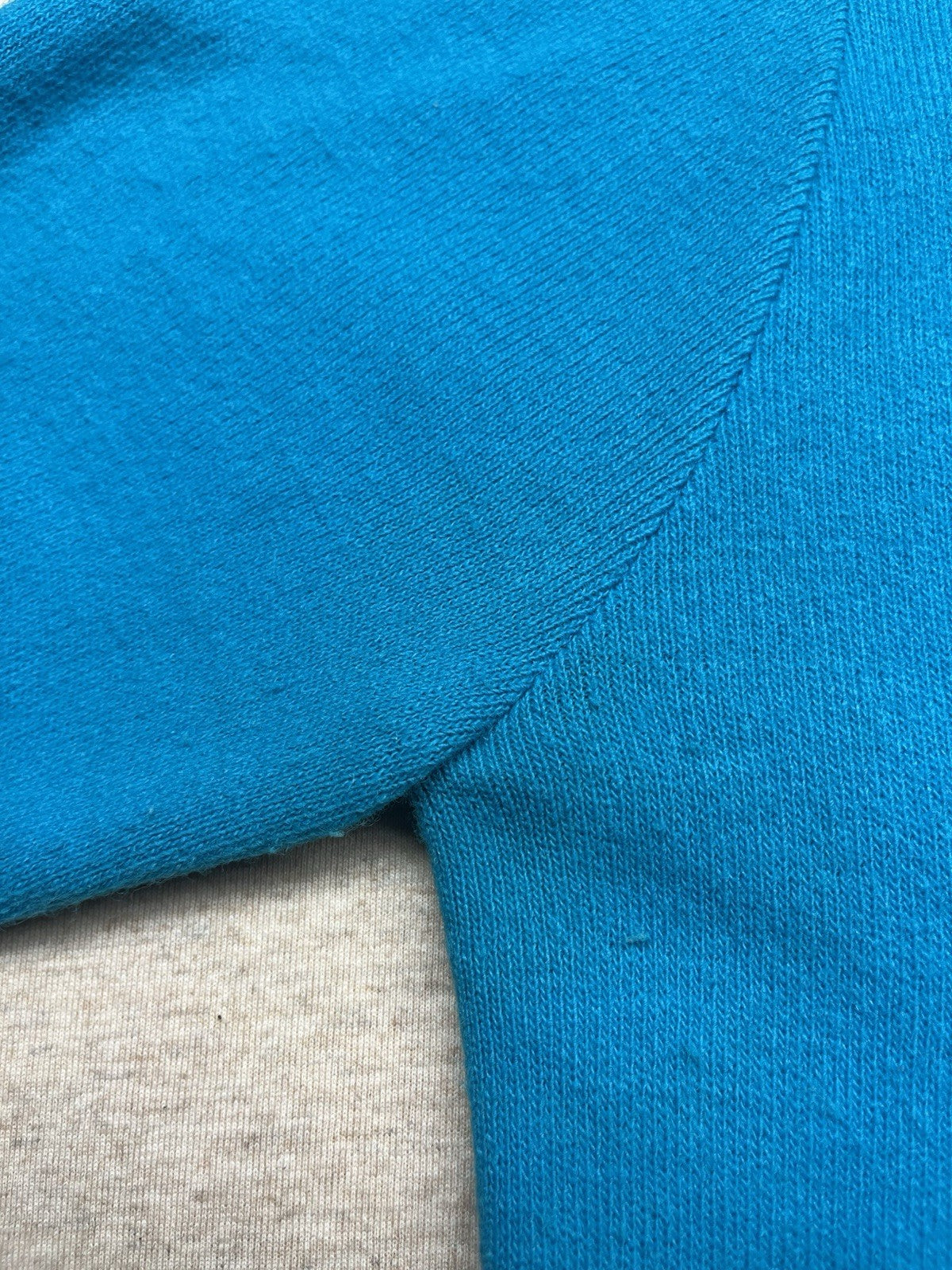 1950s Women’s Blue S Sleeve Sweater W/pockets