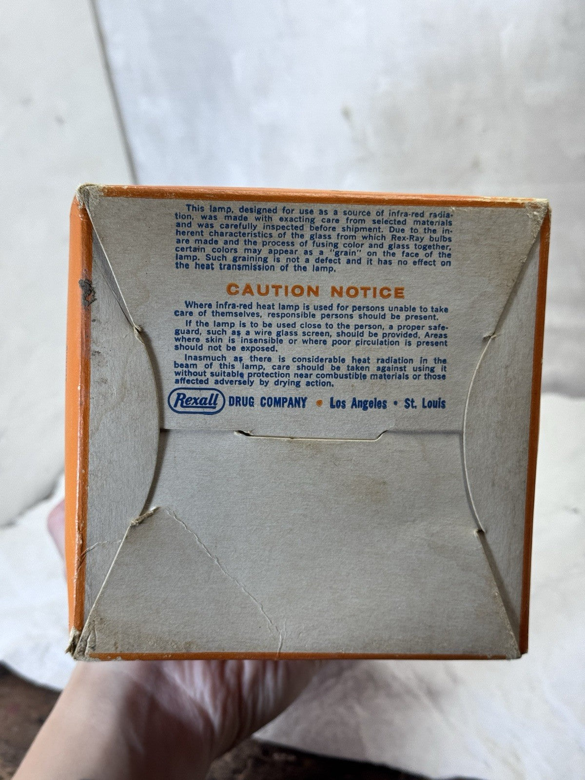 Rex-Ray Heated Lamp NOS Vintage Bulb