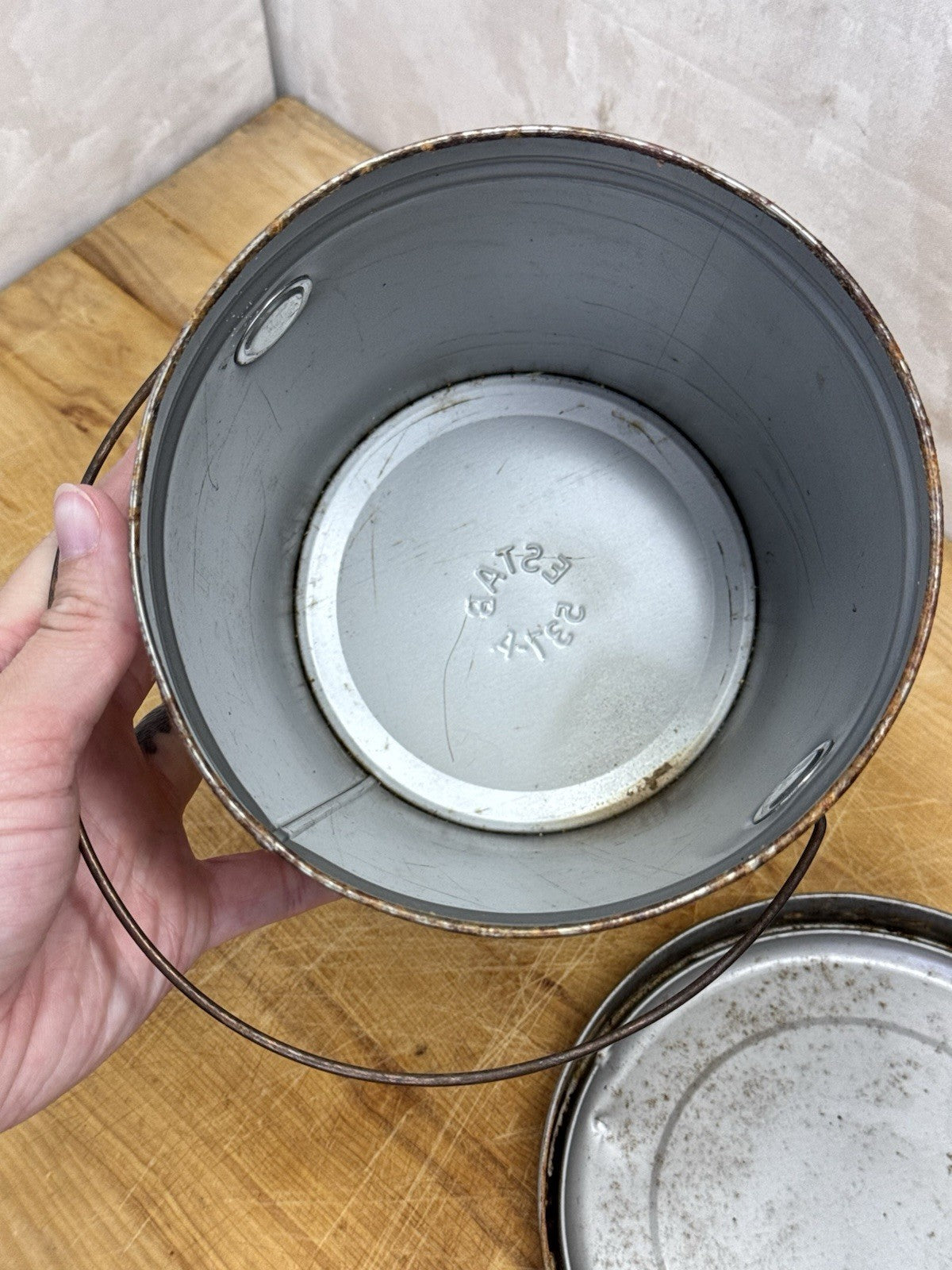 Oscar Mayer Leaf Lard Tin Vintage #1190