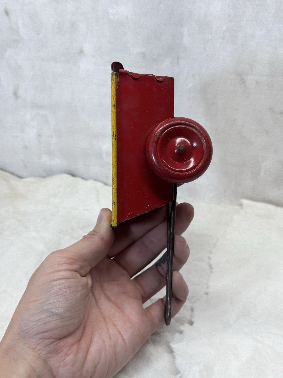 Mini Tin Toy Cart Vintage #S-1767