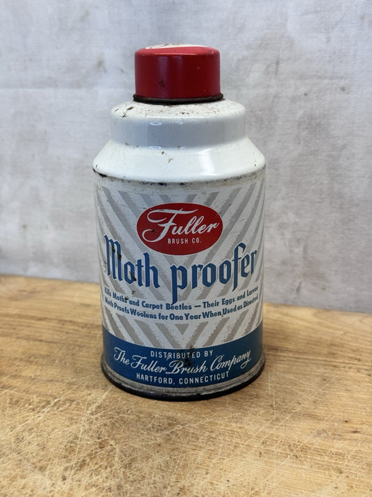 Moth Proofer Fuller Brush Co. Can Vtg #S-1561