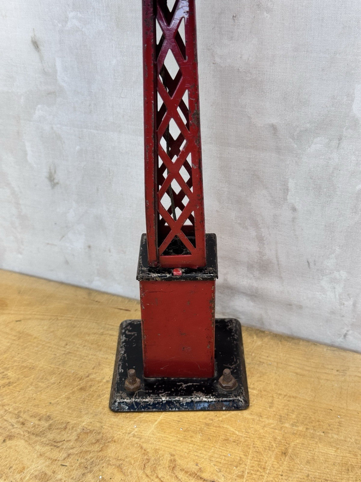 Vintage Marx Radio Train Control Tower No. 7 Tin Litho #S-1607