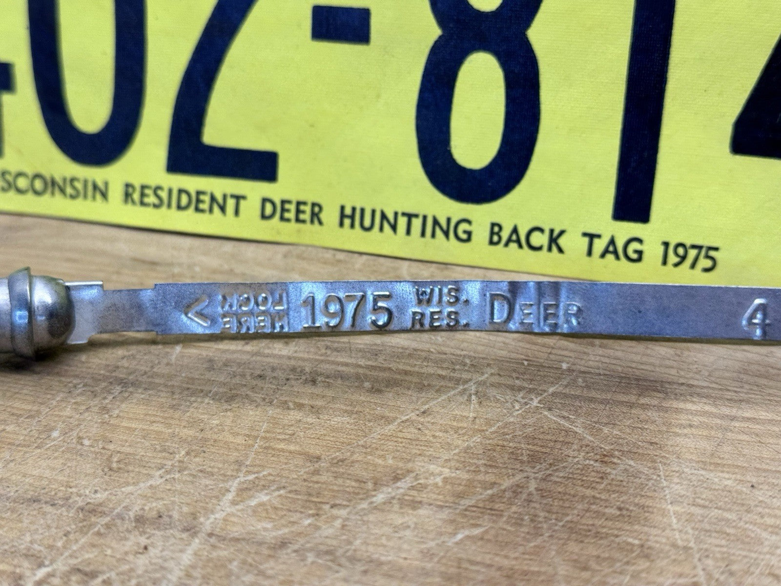 Wisconsin Resident Hunting Tags 1975 #1581