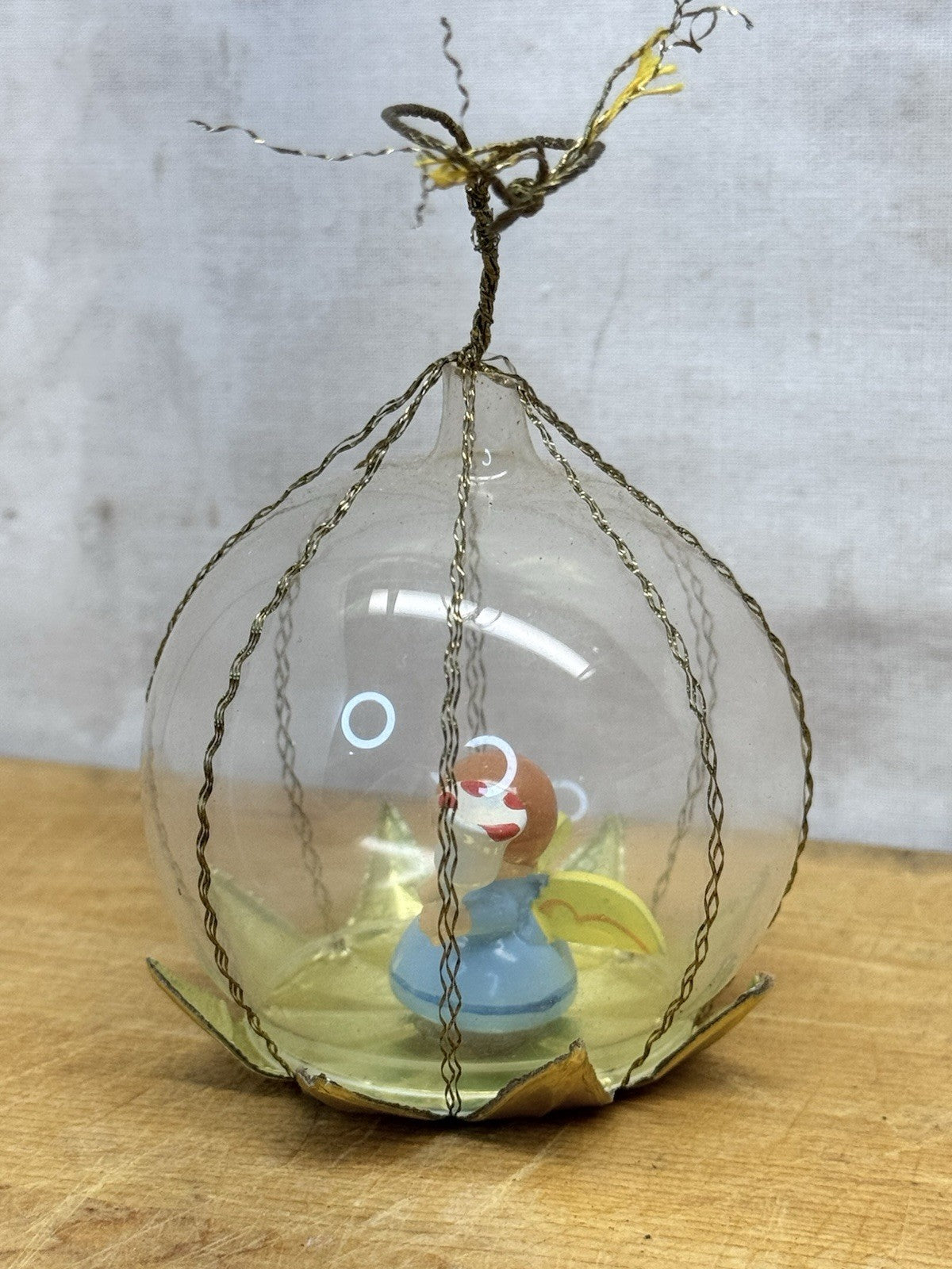 Vintage West Germany Angel Ornament #1053