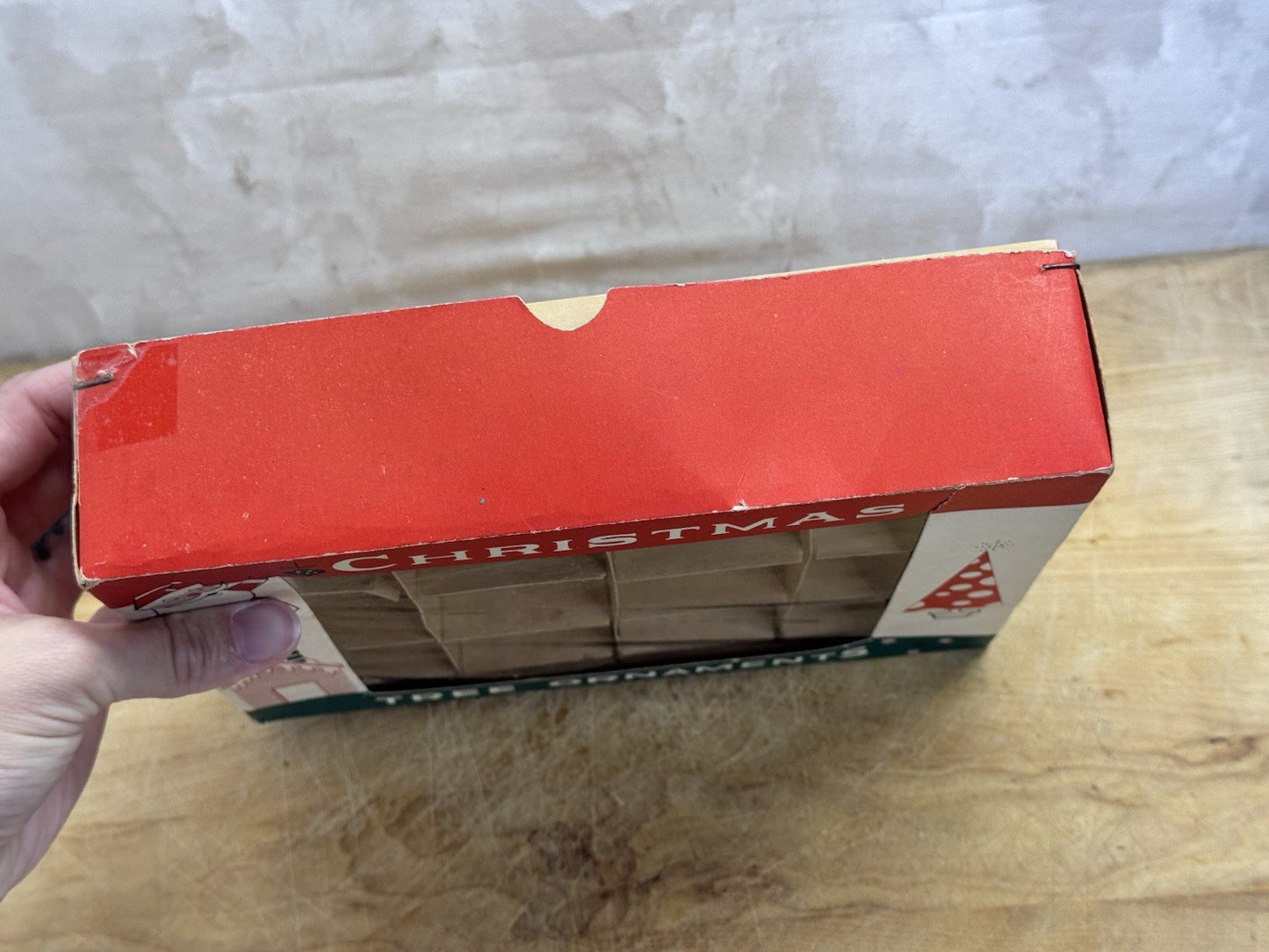 Fantasia Brand Christmas Tree Ornament Empty Box Vtg #1382