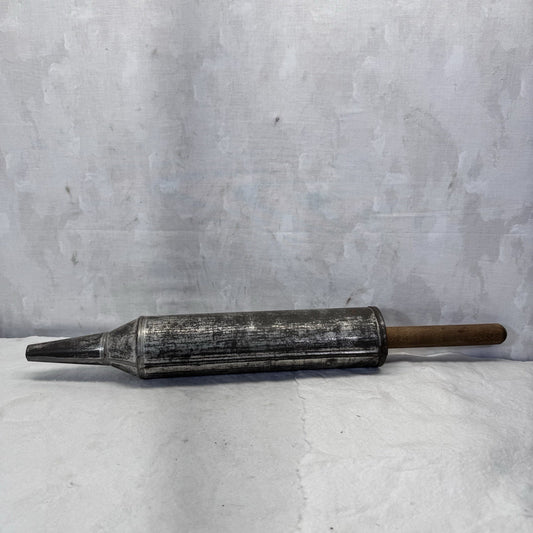 Antique Primitive Metal Wooden Sausage Stuffer