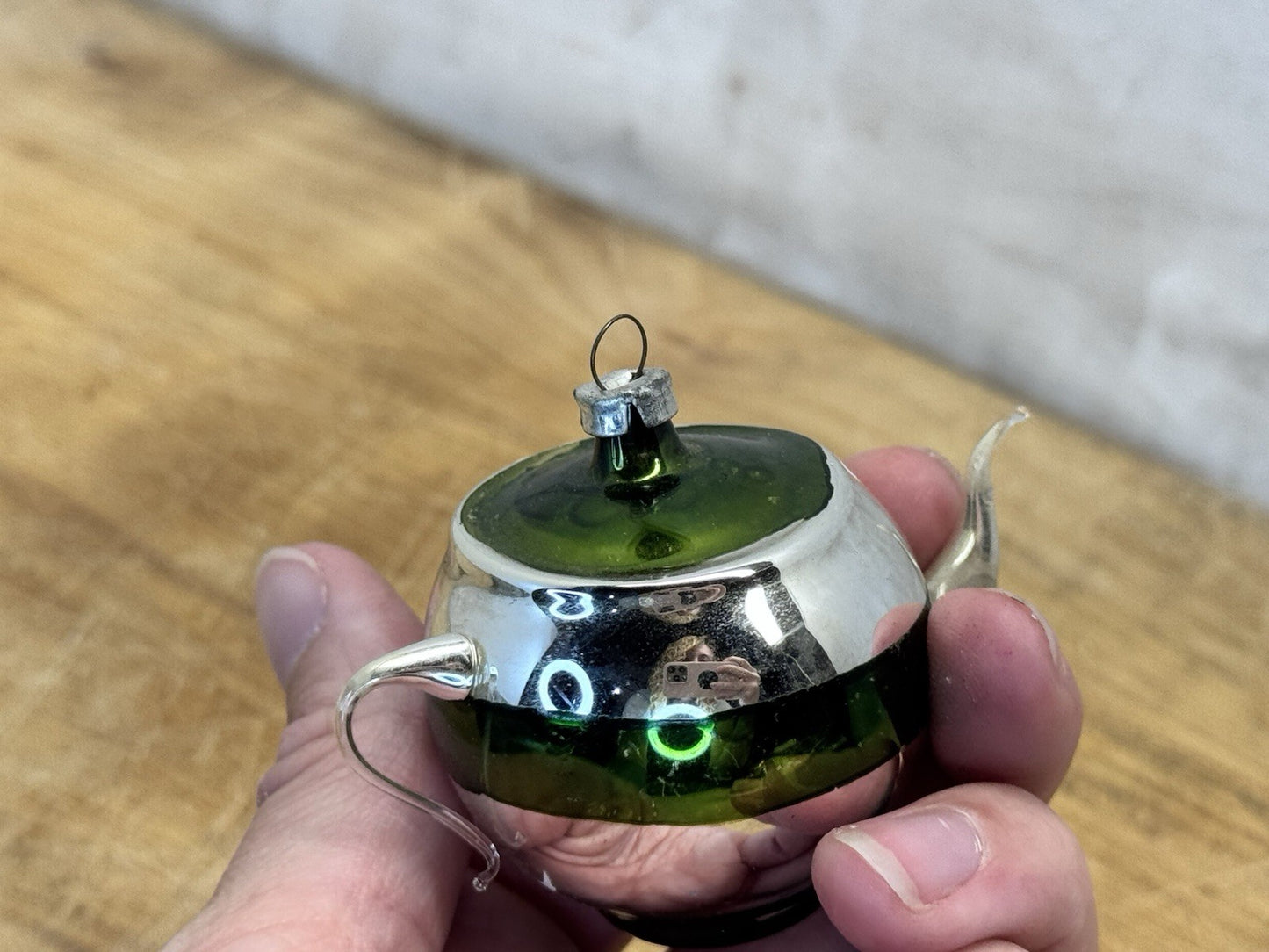 Atq Tea Pot Ornament #1572