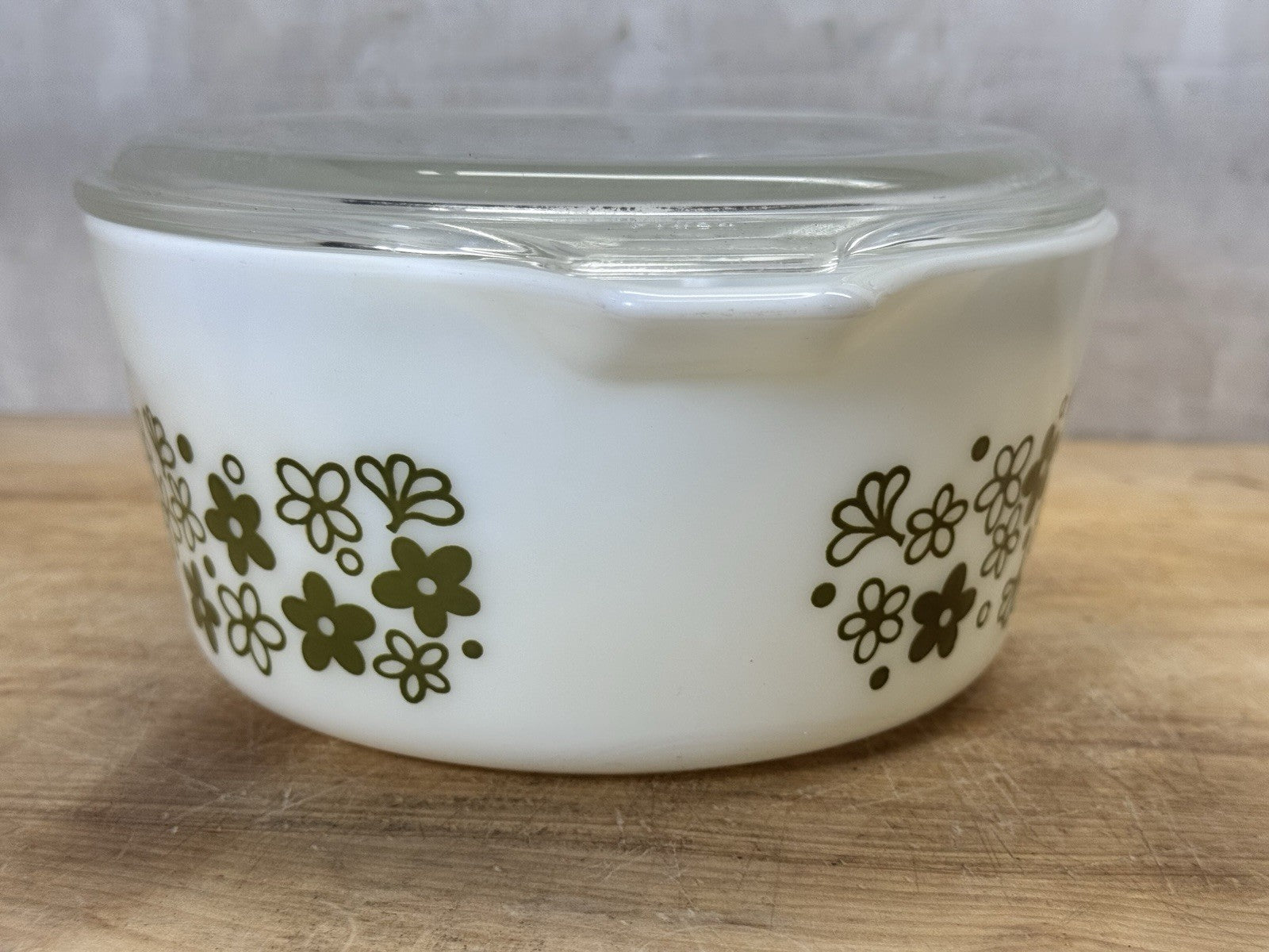 Pyrex 474-B Casserole Baking Dish Vintage Spring Blossom  #S-1806