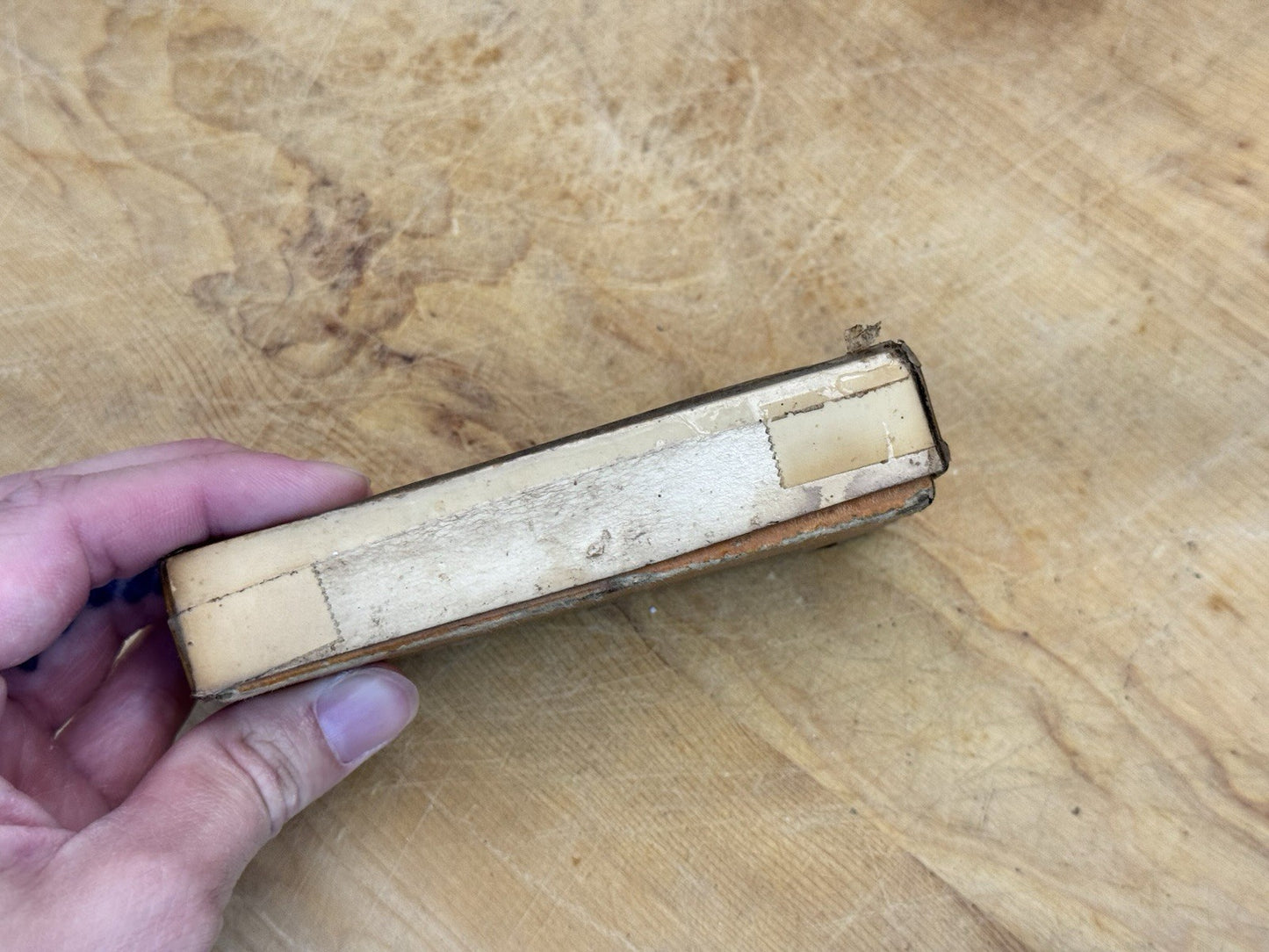 Sharpening Stone With Box Antique #1421
