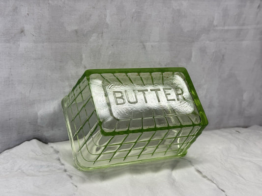 Uranium Butter Dish Lid Only  #S-1901
