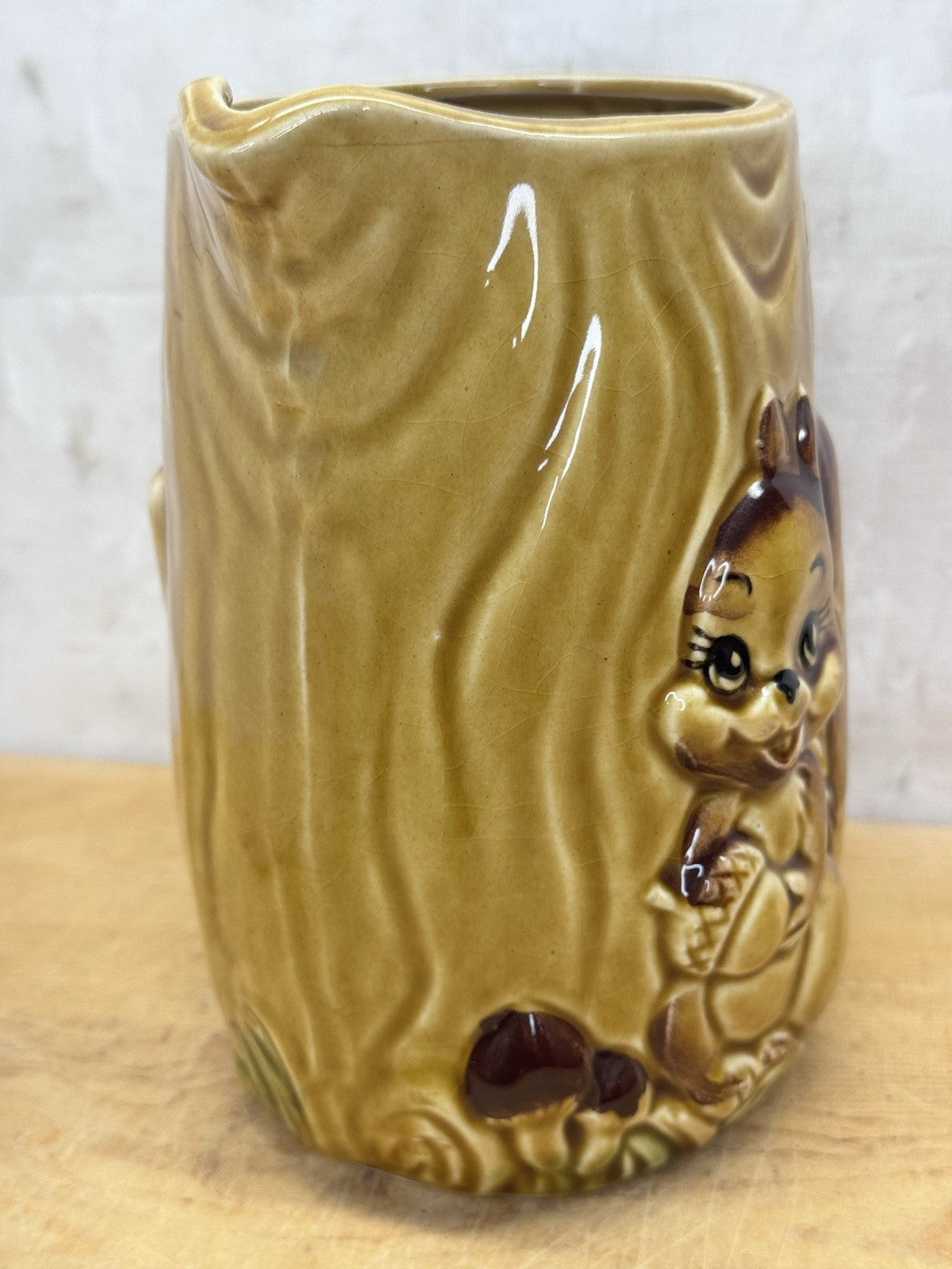 Ceramic Squirrel Pitcher Vintage #1116