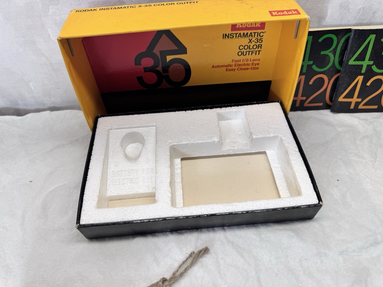 Kodak Instamatic X-35 Color Outfit With Box