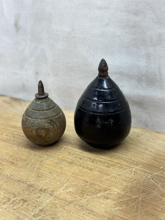 Wooden Antique Spin Tops #1616