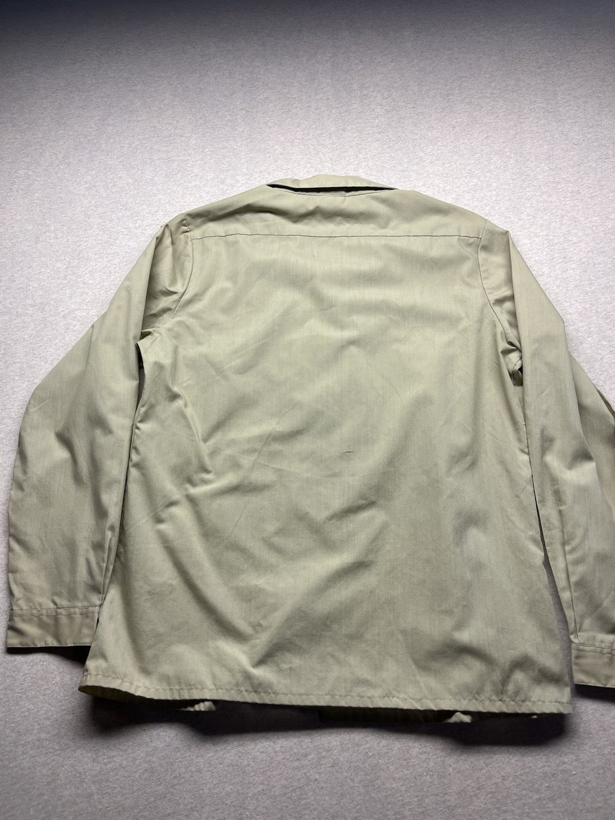 1970s Women’s Tan Cotton L Sleeve Shirt