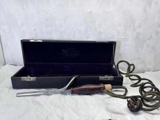 Vintage Wand Electric Curling Iron NOT Original Case #S-1956