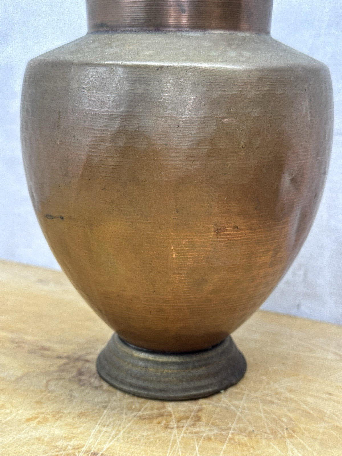 Amphora Copper Jug with Brass Spout 1900-1920 Antique #1160
