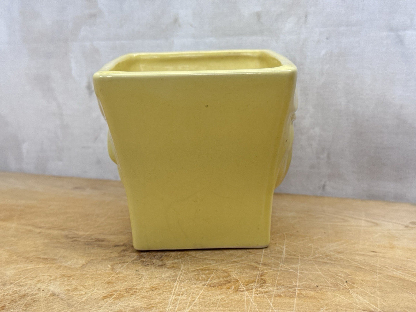 Antique McCoy Yellow Pot #1166