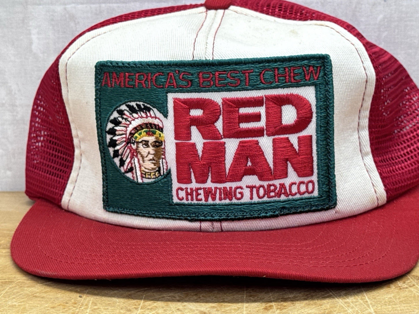 Red Man Vintage SnapBack Hat #1180