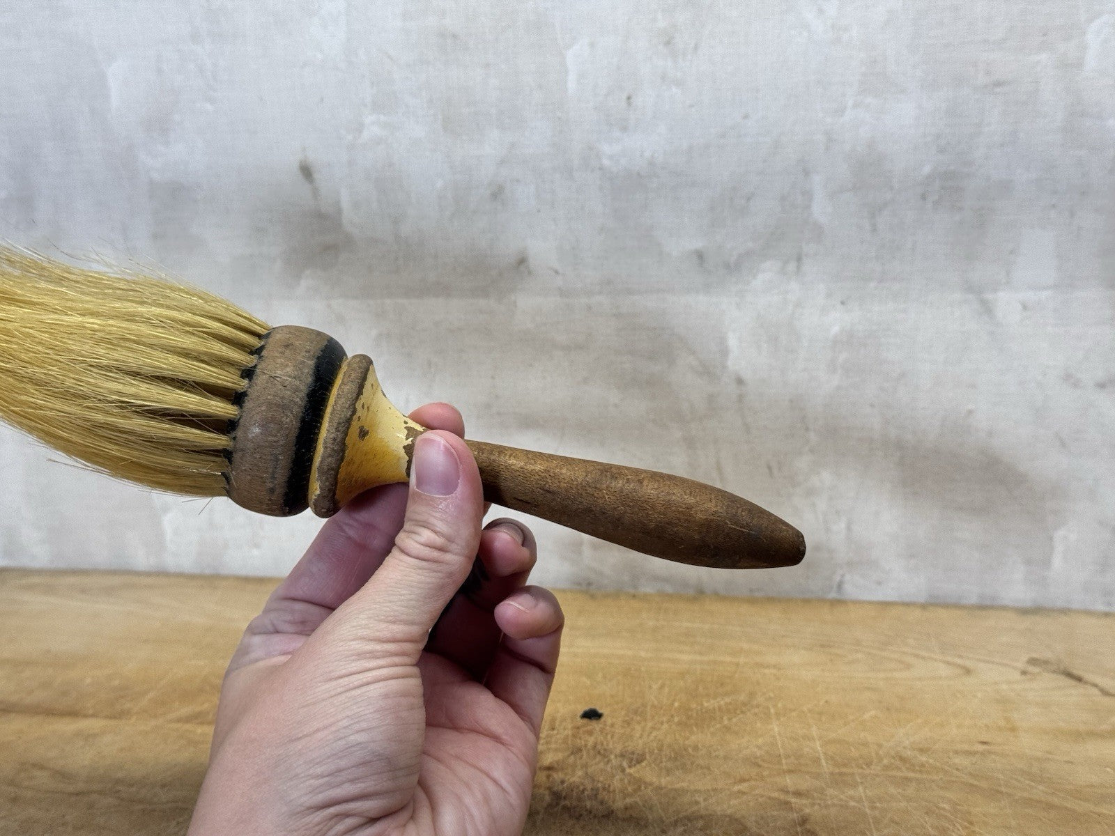 Vintage Horse Hair Brush #S-1805