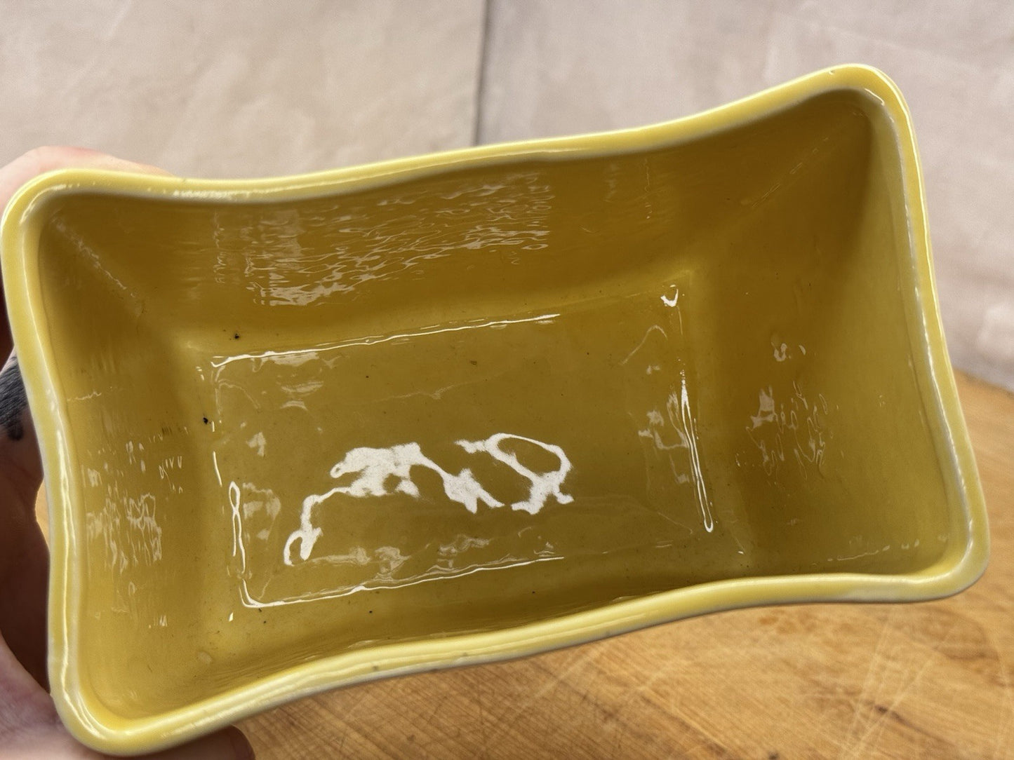 Yellow McCoy Rectangular Planter #1189