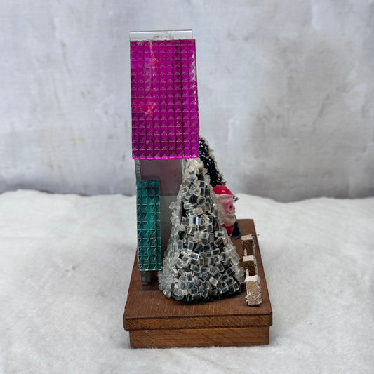 Twinkle Lite Putz Christmas House Vintage Flawed #2197