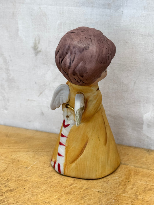 Vintage Jasco Ceramic Figurine Bell Christmas #1630