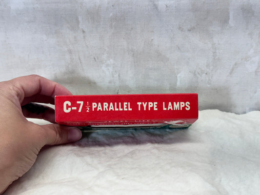 Jewel Lite Christmas Tree Lamp Lightbulbs Red NOS Vintage #1877