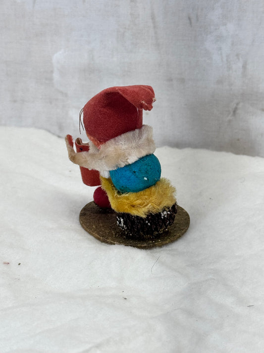 Elf Pixie Gnome Pinecone Christmas Vintage #1881