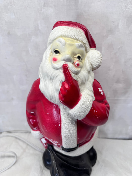 1971 Whispering Santa Claus Blow Mold Vintage #2071 Working