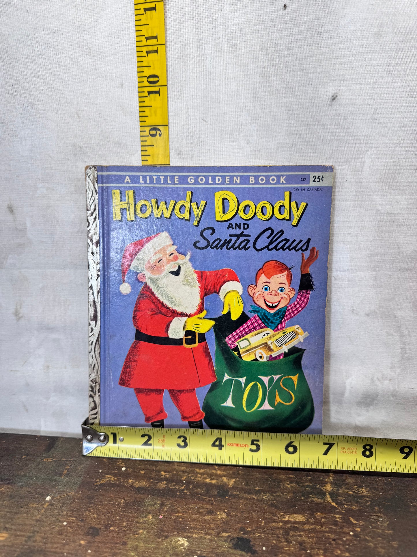 Howdy Doody Santa Claus Little Golden Book No. 237 Vintage #1899